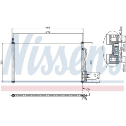Condenseur de Clim Pour Ford Focus Turnier XS4H19710AD XS4H19710BA XS4H19710BB