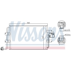 Condenseur de Clim Pour VW New Beetle 1C0.820.413A 1C0.820.413 1C0820411