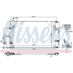 Condenseur de Clim Pour Volvo S60 I S80 V70 II XC70 Cross Country 6848889