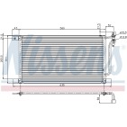 Condenseur de Clim Pour BMW Série 3 E46 X3 64538377648 8.377.648