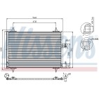 Condenseur de Clim Pour Peugeot 406 607 Citroën Xsara