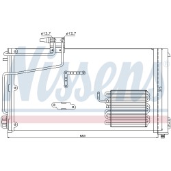 Condenseur de Clim Pour MERCEDES Classe C T-Model CLK