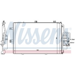 Condenseur de Clim Pour Opel Combo/Monospace Combo Tour Corsa C Vauxhall