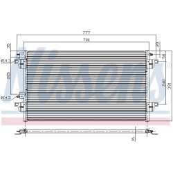 Condenseur de Clim Pour Renault Clio II Laguna VELSatis 8200008763 8200152728