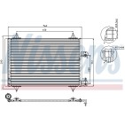 Condenseur de Clim Pour Peugeot 307 Citroën C4 I C5