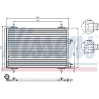 Condenseur de Clim Pour Peugeot 307 6455AA 9638574080