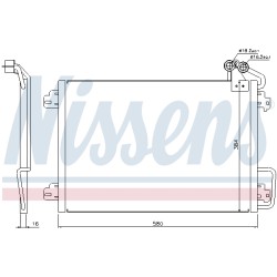 Condenseur de Clim Pour Renault Megane I Scenic Scénic 7700434383 7702233492