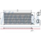 Condenseur de Clim Pour Ford Transit 1572061 1671707 4041973 4471423