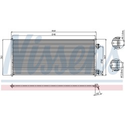 Condenseur de Clim Pour Ford Transit 1572061 1671707 4041973 4471423