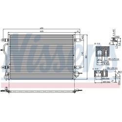 Condenseur de Clim Pour Audi A4 A6 8E0.260.401A 8E0.260.401B 8E0.260.403A