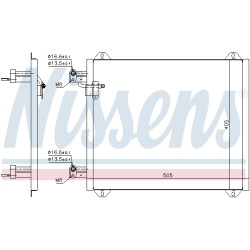 Condenseur de Clim Pour Audi A2 8Z0260403E