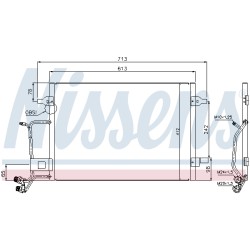 Condenseur de Clim Pour Audi A6 4B0.260.401F 4B0.260.401T 4B0.260.403F