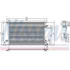 Condenseur de Clim Pour Opel Fiat Vauxhall 13101840 24419327 13114943 13114944