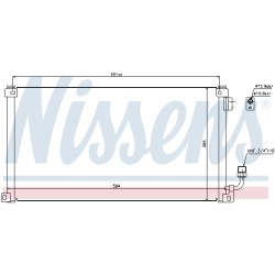 Condenseur de Clim Pour Peugeot 106 I II Citroën Saxo