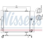 Condenseur de Clim Pour Peugeot Fiat Citroën C8 Jumpy Lancia 1489398080 6455.AP
