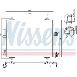 Condenseur de Clim Pour Peugeot Fiat Citroën C8 Jumpy Lancia 1489398080 6455.AP