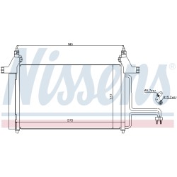 Condenseur de Clim Pour Fiat Stilo 46745840