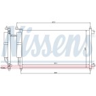 Condenseur de Clim Pour Nissan Bluebird Sylphy/Sylphy III Juke Van 92100ZW40A