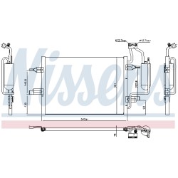 Condenseur de Clim Pour Opel Meriva A Vauxhall Meriva MK I (A) 13128931 1850086