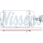 Condenseur de Clim Pour Renault Grand Scénic II Megane 8200115543 8200223000