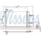 Condenseur de Clim Pour VW Seat Skoda Fabia I II Roomster 6Q0820411A 6Q0820411G