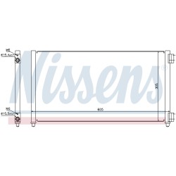 Condenseur de Clim Pour Fiat Doblo Punto 46821270