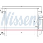 Condenseur de Clim Pour Chevrolet Aveo/Kalos Daewoo Kalos 96469288 96539632