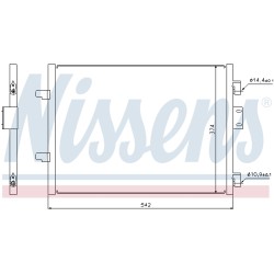 Condenseur de Clim Pour Renault Clio II Thalia I 7700436062