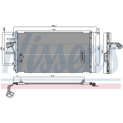Condenseur de Clim Pour VW Audi Q7 Porsche Cayenne 955.573.111.00 955.573.111.01