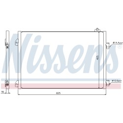 Condenseur de Clim Pour Renault Clio II Thalia I 8200245598 8200742595