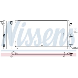 Condenseur de Clim Pour Fiat Panda 46798100 51767143 51960726 K46798100