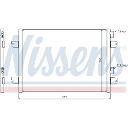 Condenseur de Clim Pour Renault Logan Express I Megane Sandero Scénic Dacia MCV