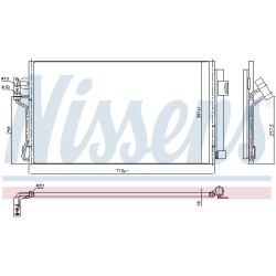Condenseur de Clim Pour MERCEDES Viano Vito
