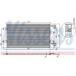 Condenseur de Clim Pour Renault Opel Nissan Primastar Vauxhall 91168188