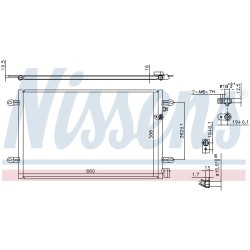 Condenseur de Clim Pour Audi A6 4F0260401E 4F0260403D 4F0260403E 4F0260403P