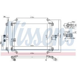 Condenseur de Clim Pour Peugeot Boxer Fiat Citroën 1312857080 6455.T3 E163367