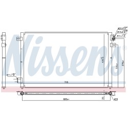 Condenseur de Clim Pour Jaguar S-Type 6W4Z19712A XR854219 XR87068 YJ416