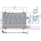 Condenseur de Clim Pour Peugeot 407 Citroën C5 II III C6