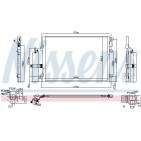 Condenseur de Clim Pour Renault Clio II Logan Express I Sandero Thalia Dacia MCV