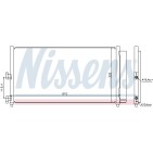Condenseur de Clim Pour Fiat Doblo Idea Punto Lancia Musa Ypsilon