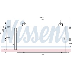 Condenseur de Clim Pour Toyota RAV 4 II 88460-42070 88460-42090 8846042060