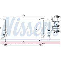 Condenseur de Clim Pour Alfa Romeo 147 GT