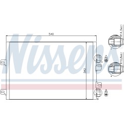 Condenseur de Clim Pour Renault Dacia Nissan 2765000QAK 6001548129 8200137650