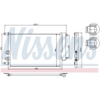 Condenseur de Clim Pour Alfa Romeo 147 156 GT