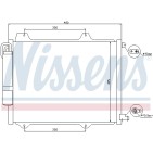 Condenseur de Clim Pour Suzuki Ignis II Subaru Justy II III