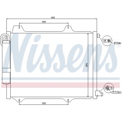 Condenseur de Clim Pour Suzuki Ignis II Subaru Justy II III