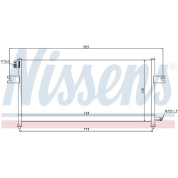 Condenseur de Clim Pour Nissan Navara Pick-up 92110-3S401 92110-VJ200