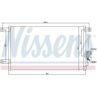 Condenseur de Clim Pour Mitsubishi L200 Pajero Sport I Van 7812A035 MR360415