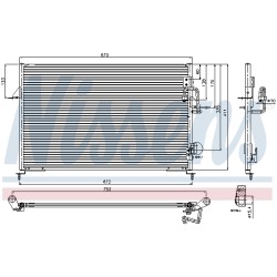 Condenseur de Clim Pour Land Rover Defender Cabrio Pick-up Station Wagon