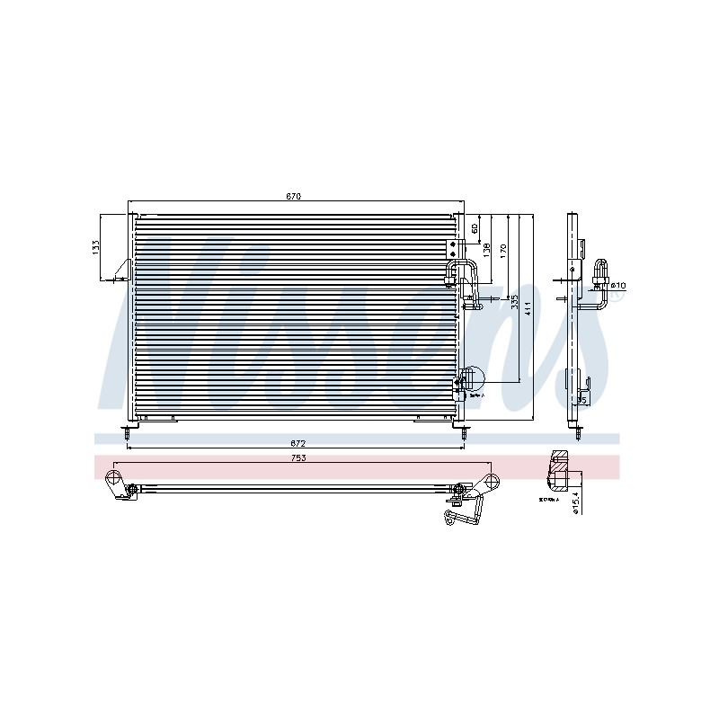 Condenseur de Clim Pour Land Rover Defender Cabrio Pick-up Station Wagon